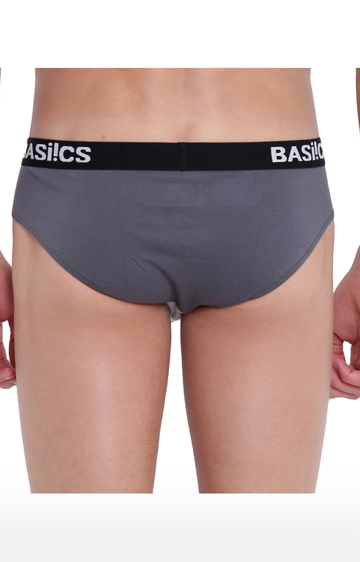BASIICS by La Intimo | Multicoloured Solid Briefs - Pack of 3 5
