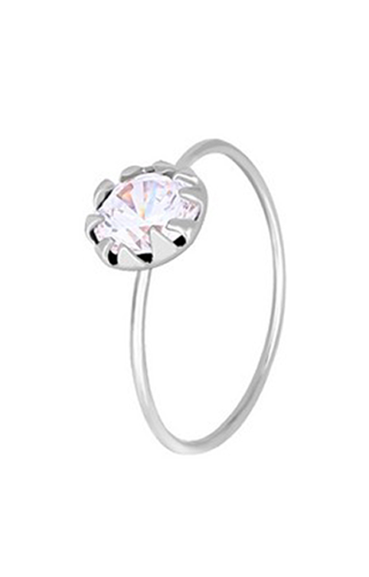 Touch925 925 Pure Silver Silver Bali Nose Pin