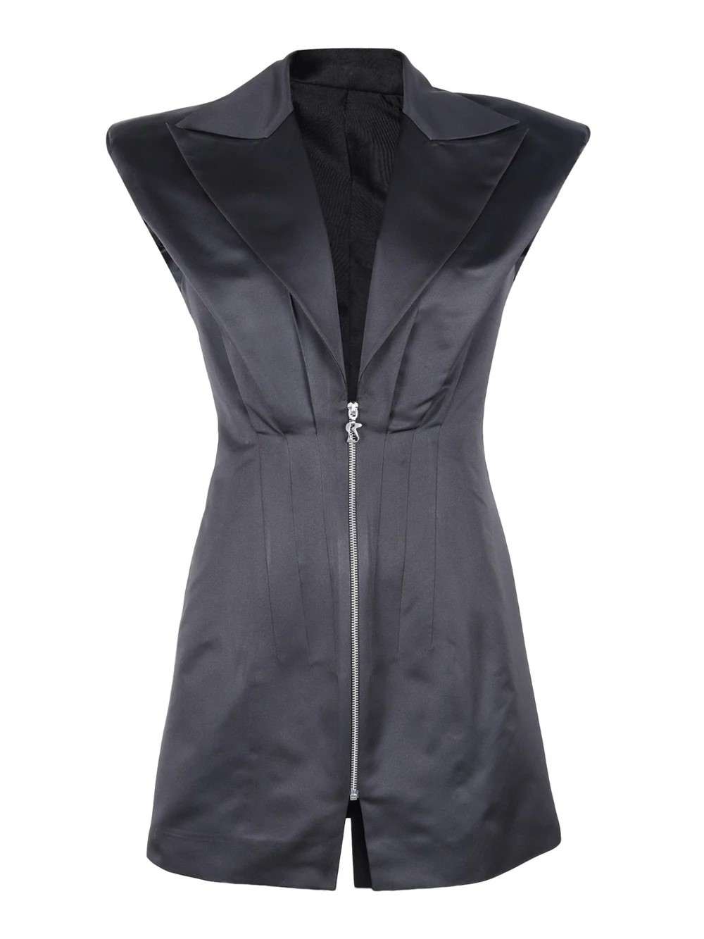 Power Shoulder Mini Dress