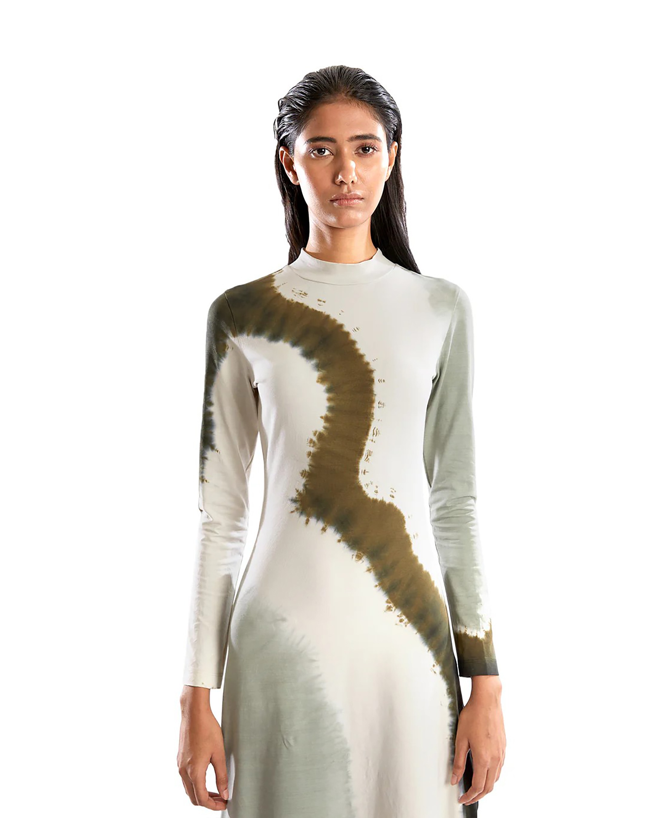 Tie Dye A Line Dress