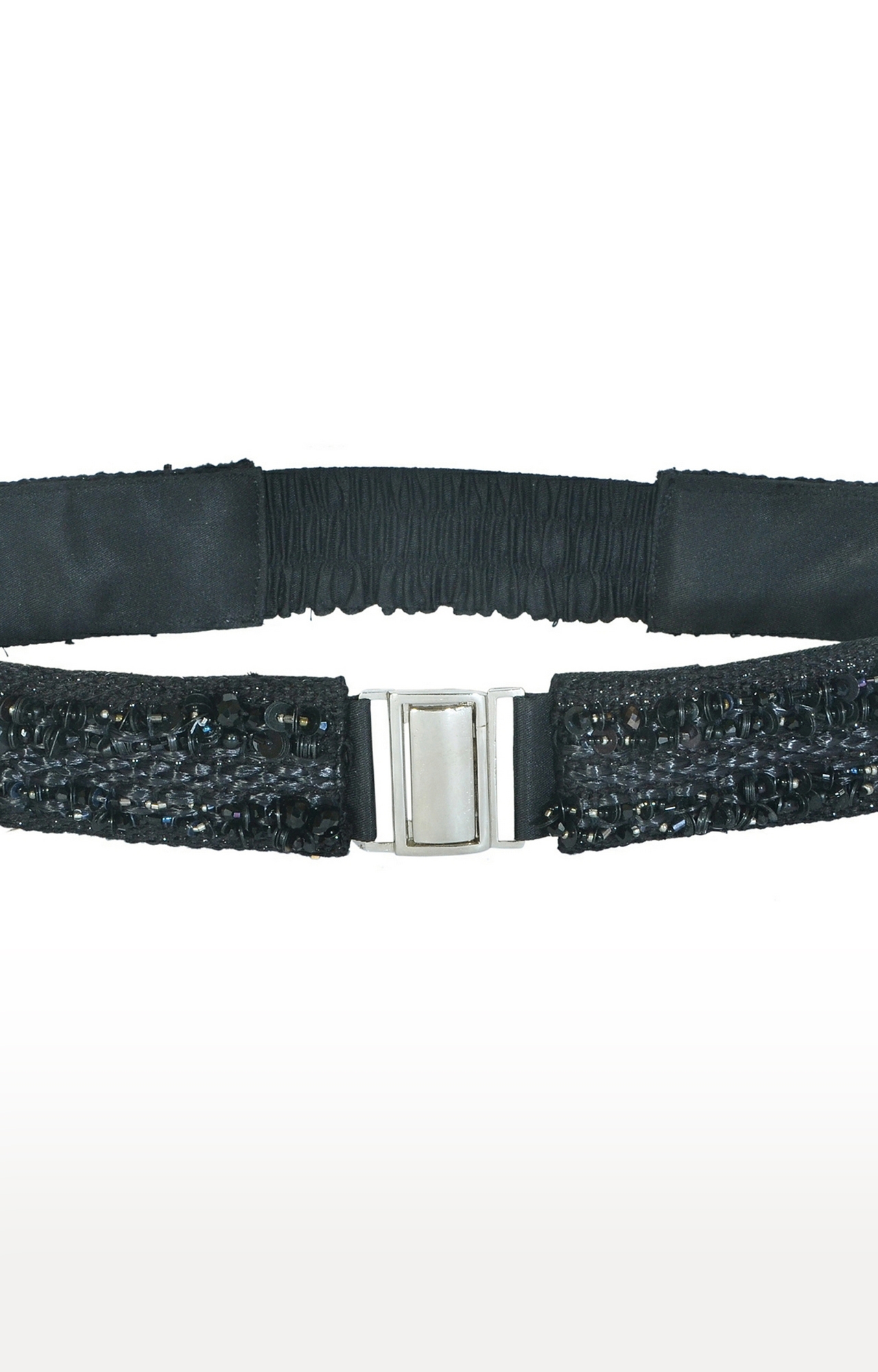 DIWAAH | Diwaah Black Casual Embellished Belt 2
