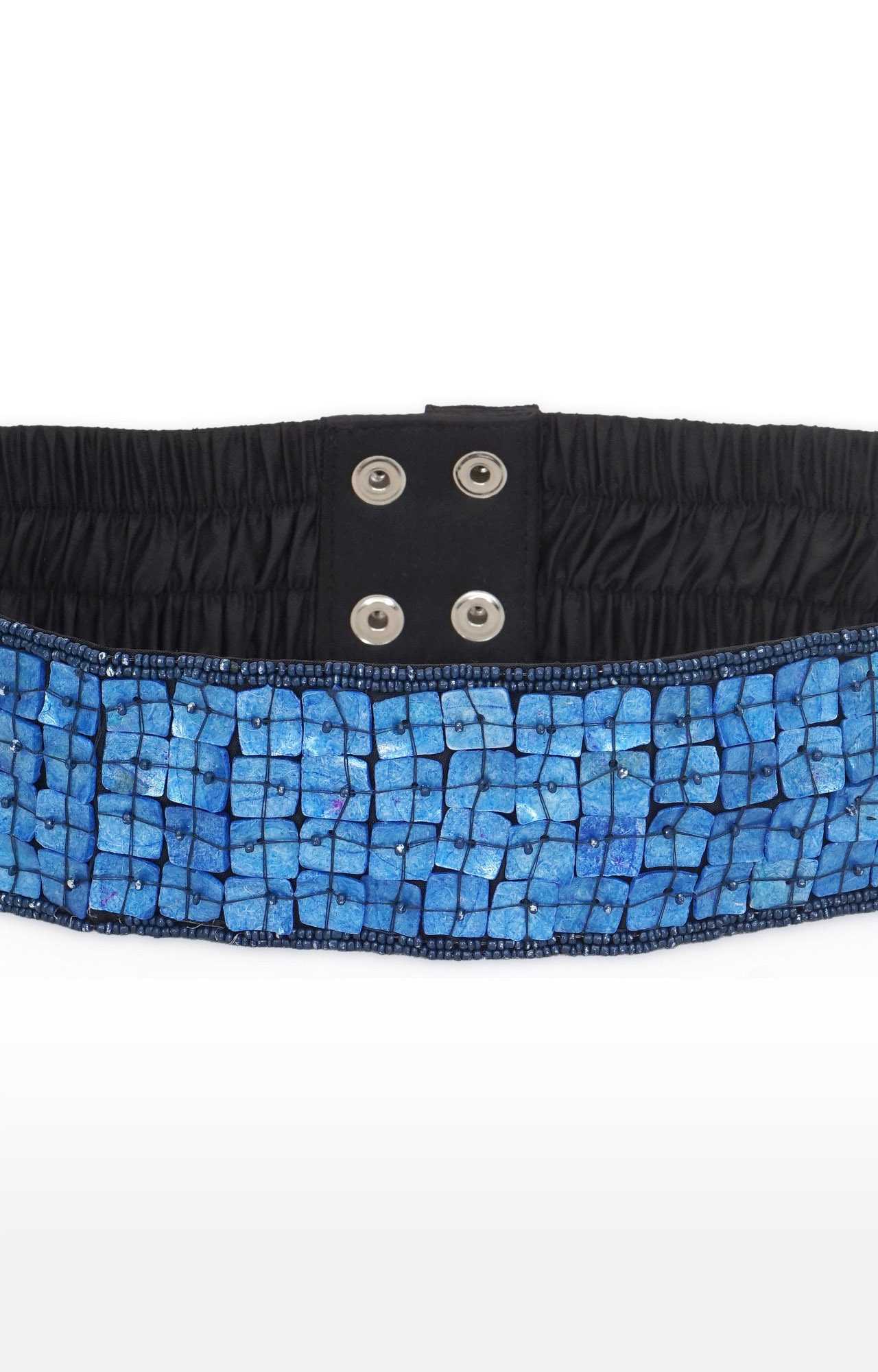 DIWAAH | Diwaah Blue Casual Embellished Belt 3