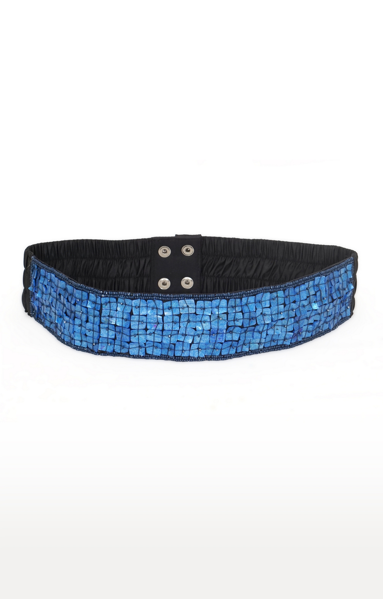 DIWAAH | Diwaah Blue Casual Embellished Belt 0