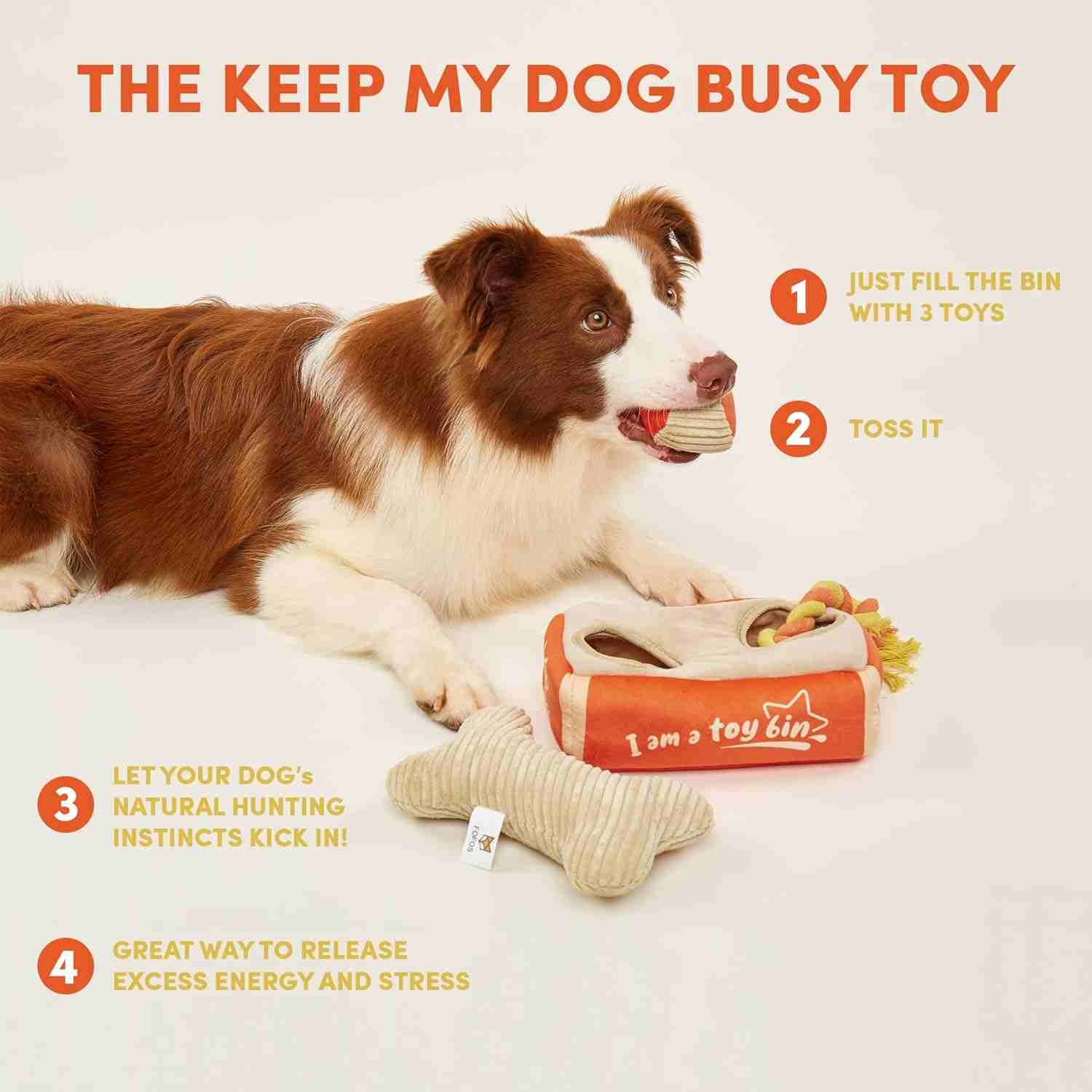 Barkbutler Fofos Hide And Seek Plush Rope Toy for Dogs