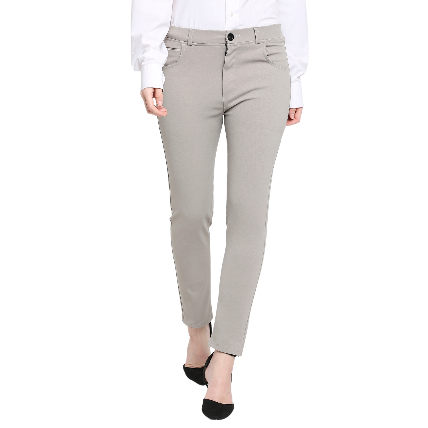 Go Colors Women Solid Navy Formal Trousers Buy Go Colors Women Solid Navy Formal  Trousers Online at Best Price in India  Nykaa