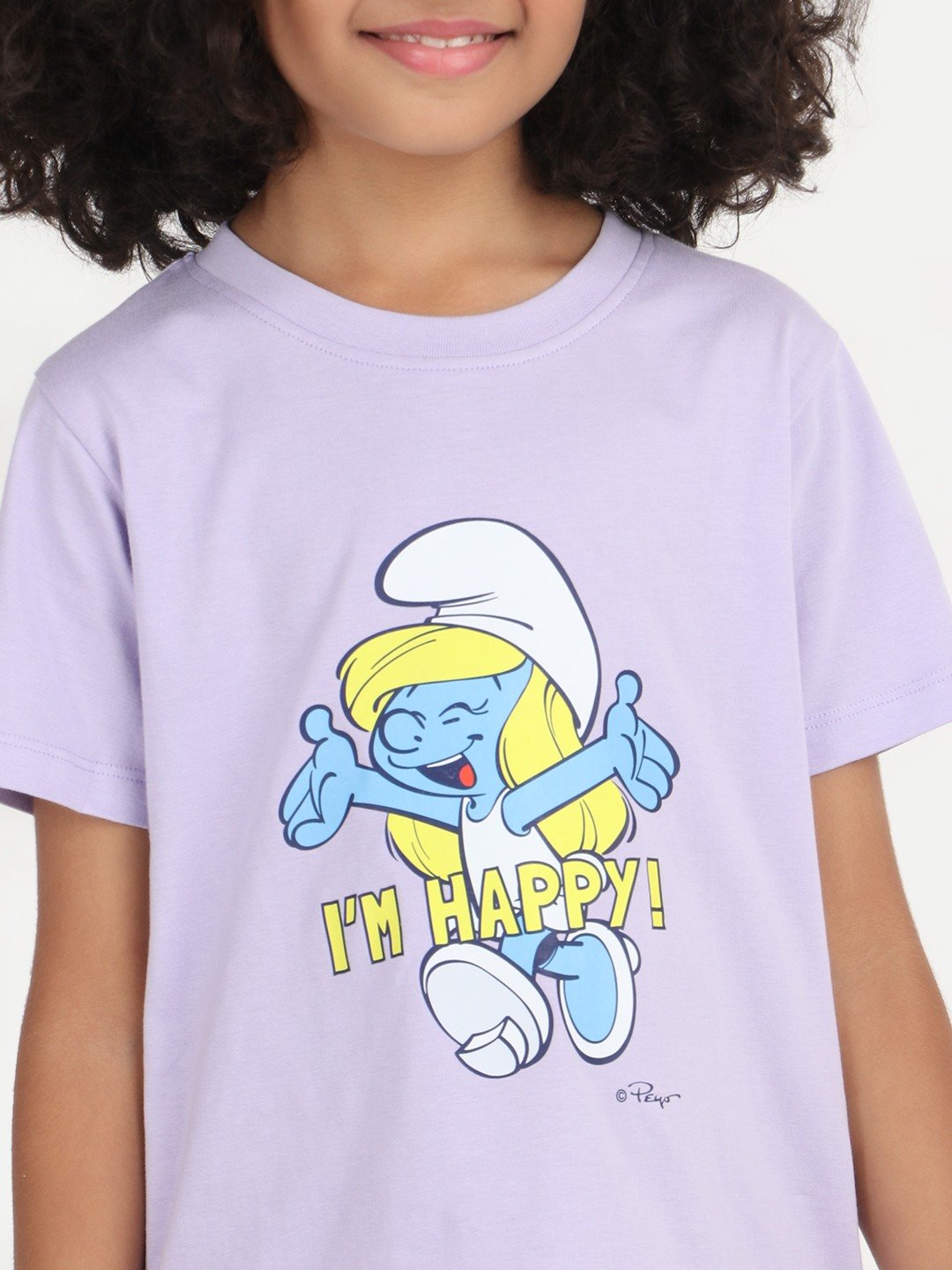 Girls 2 piece T-Shirt & Short -set- Lavender
