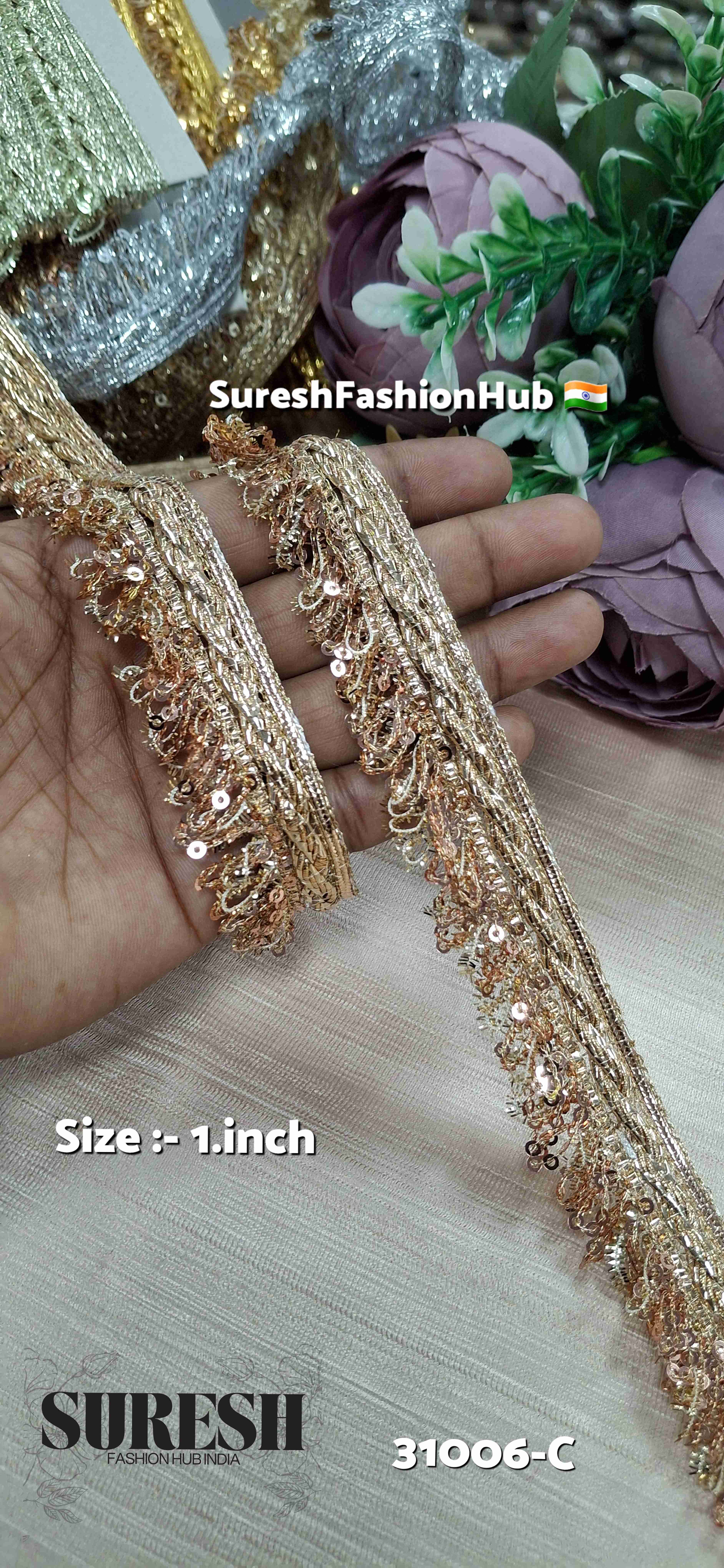 Fringe Jhalar Lace