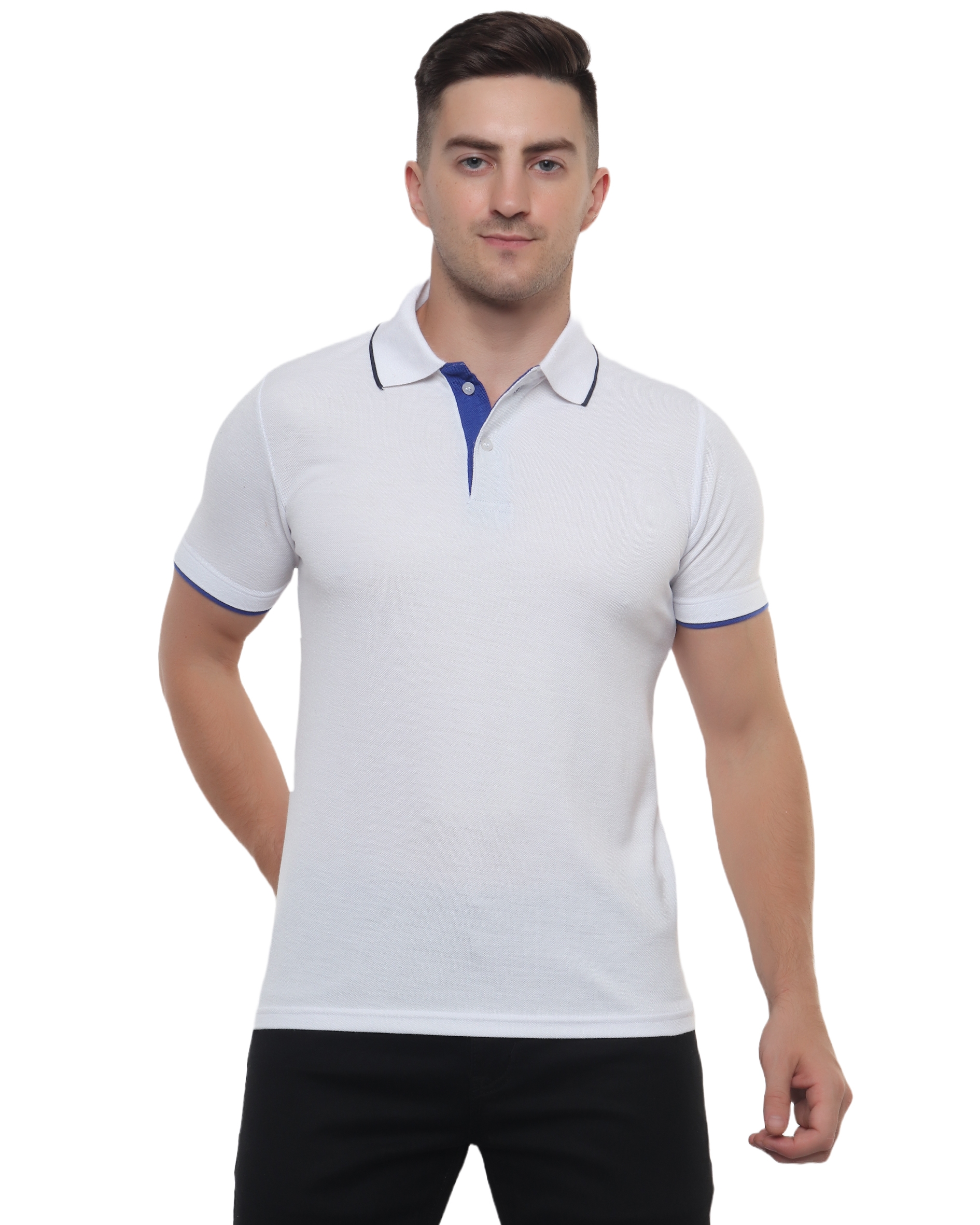 Inands | White Polo T Shirt undefined
