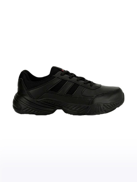 Campus Shoes | Boys Black BINGO 151S School Shoes 1