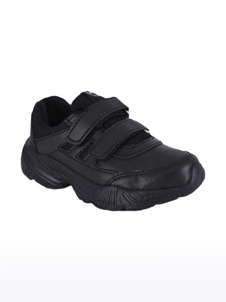 Campus Shoes | Boys Black BINGO 151V School Shoes 0