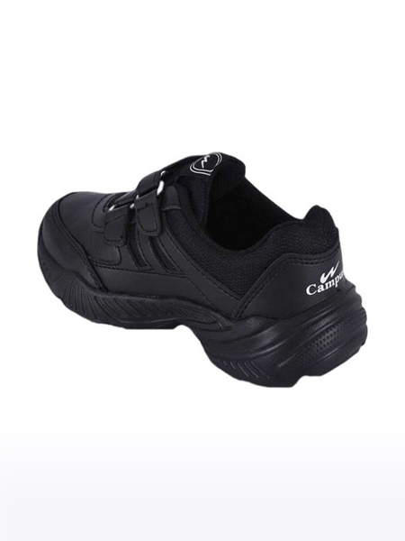 Campus Shoes | Boys Black BINGO 151V School Shoes 2
