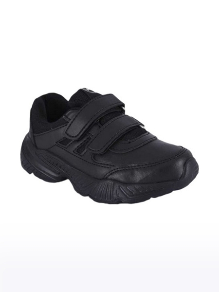 Campus Shoes | Girls Black BINGO 151V School Shoes 0