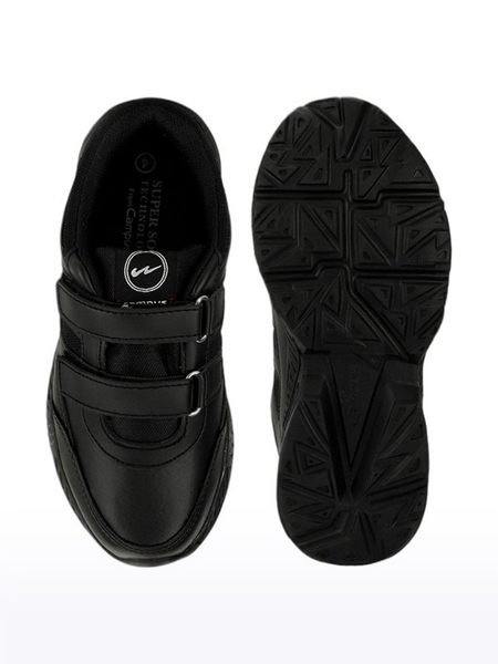 Campus Shoes | Boys Black BINGO 151VS School Shoes 2