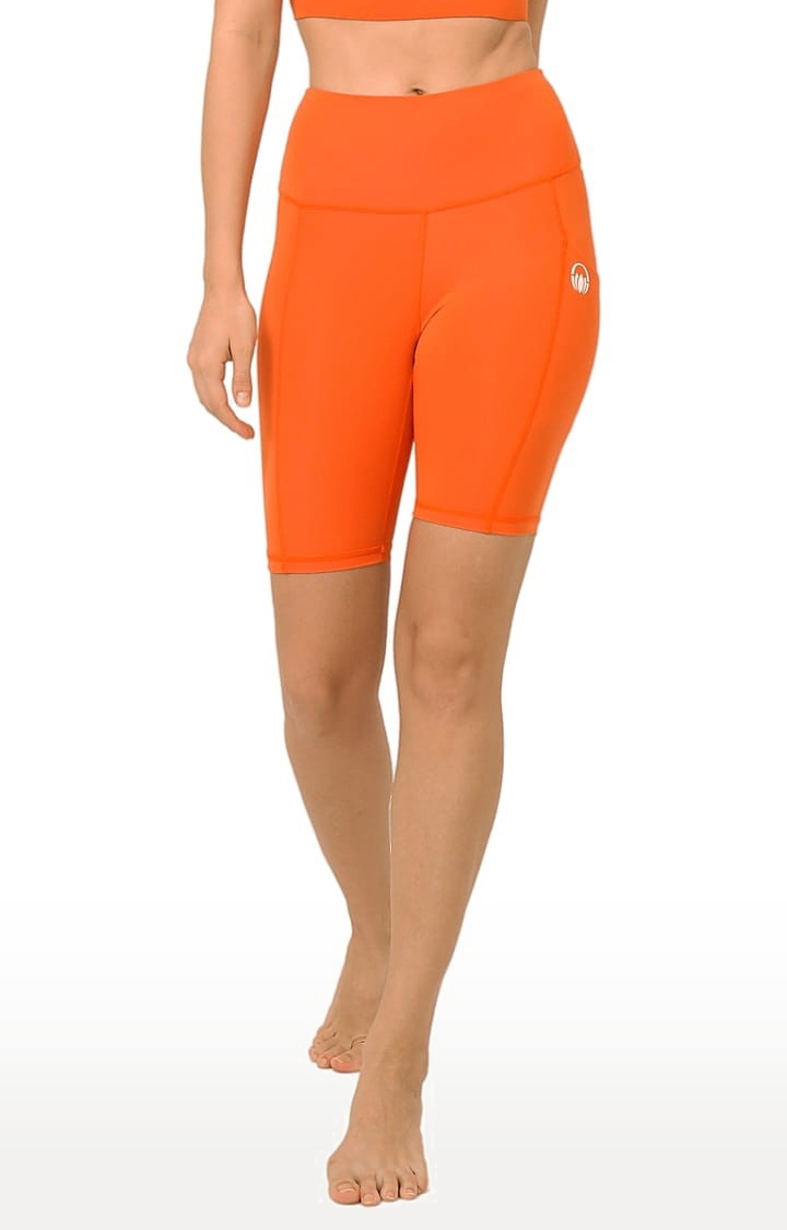 Kosha Yoga Co. | Women's buttR  Sunset Orange Yoga Short