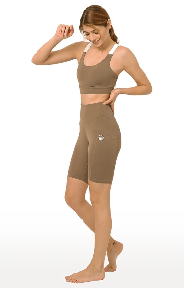 Kosha Yoga Co. | Women's buttR  Soft Sand Yoga Short 1