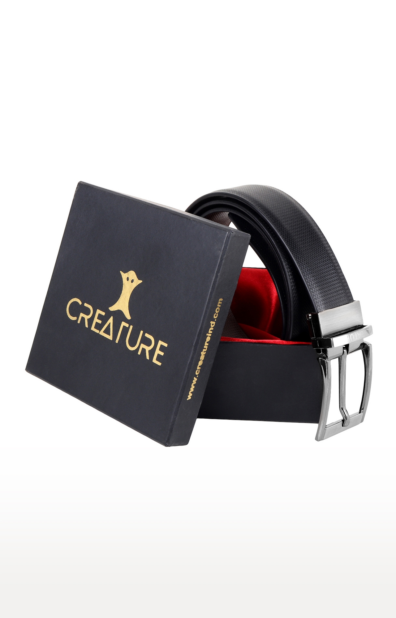 CREATURE | Creature Casual Black Genuine Leather Belt for Men 1