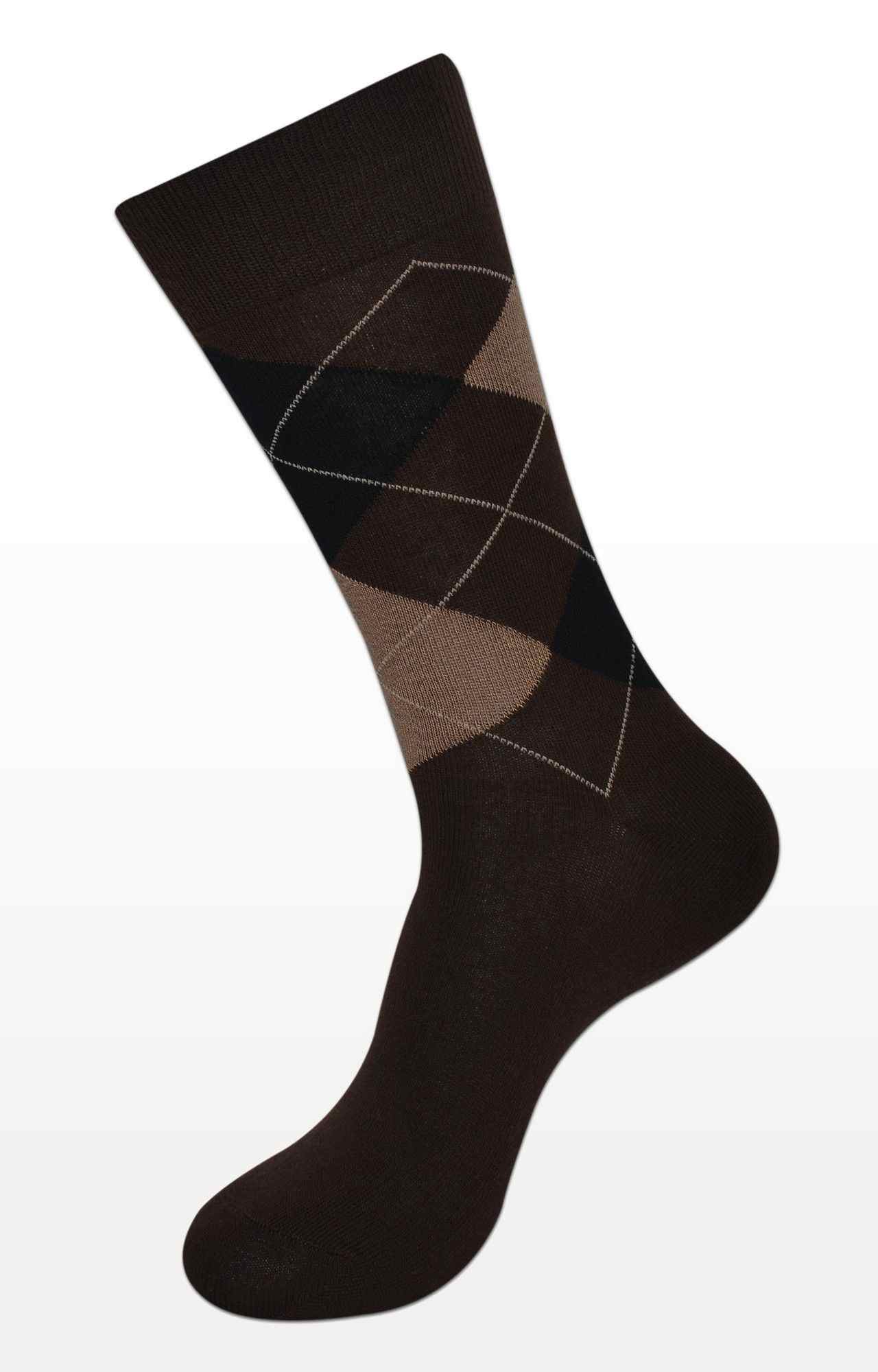 Multi-Coloured Checked Socks (Pack of 5)