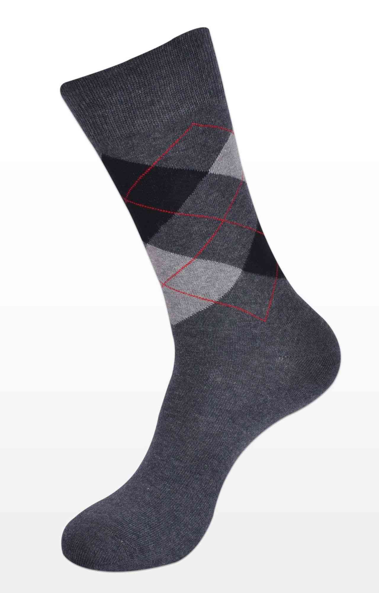 Multi-Coloured Checked Socks (Pack of 5)