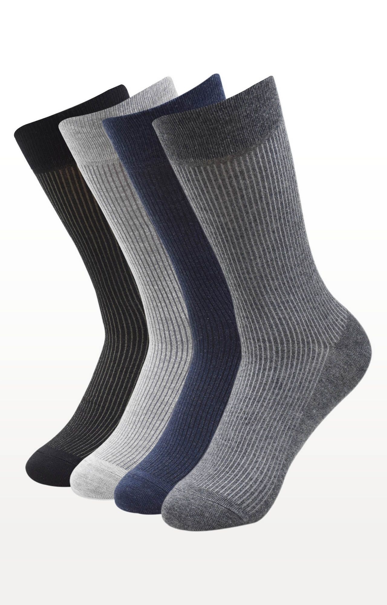 BALENZIA | Multi-Coloured Striped Socks (Pack of 4) 0