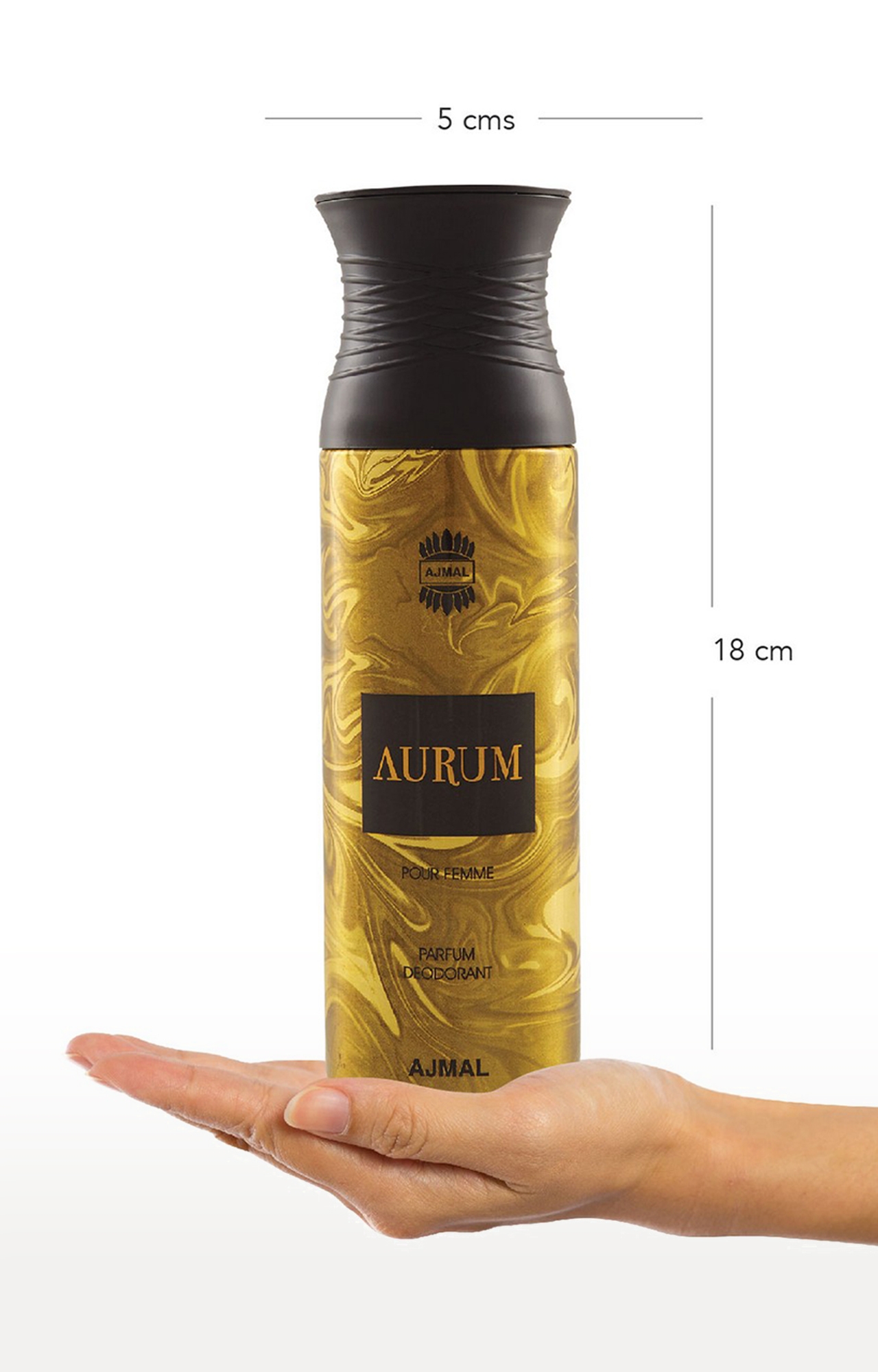 Ajmal | Maryaj Blaze Eau De Parfum Citrus Aromatic Perfume 100Ml For Men And Ajmal Aurum Femme Deodorant Fruity Floral Fragrance 200Ml For Women 4