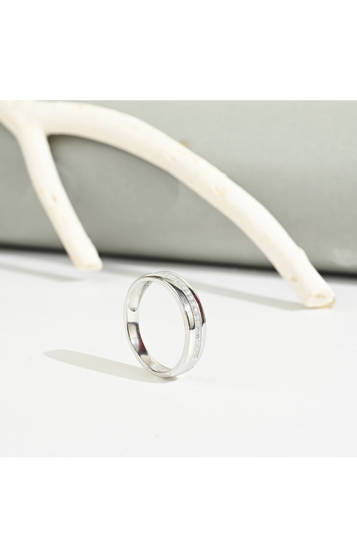 Linear Stone Men's Ring