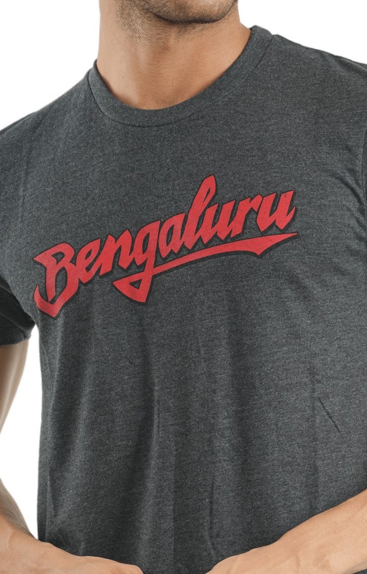 Unisex Bengaluru Logo Tri-Blend T-Shirt in Charcoal