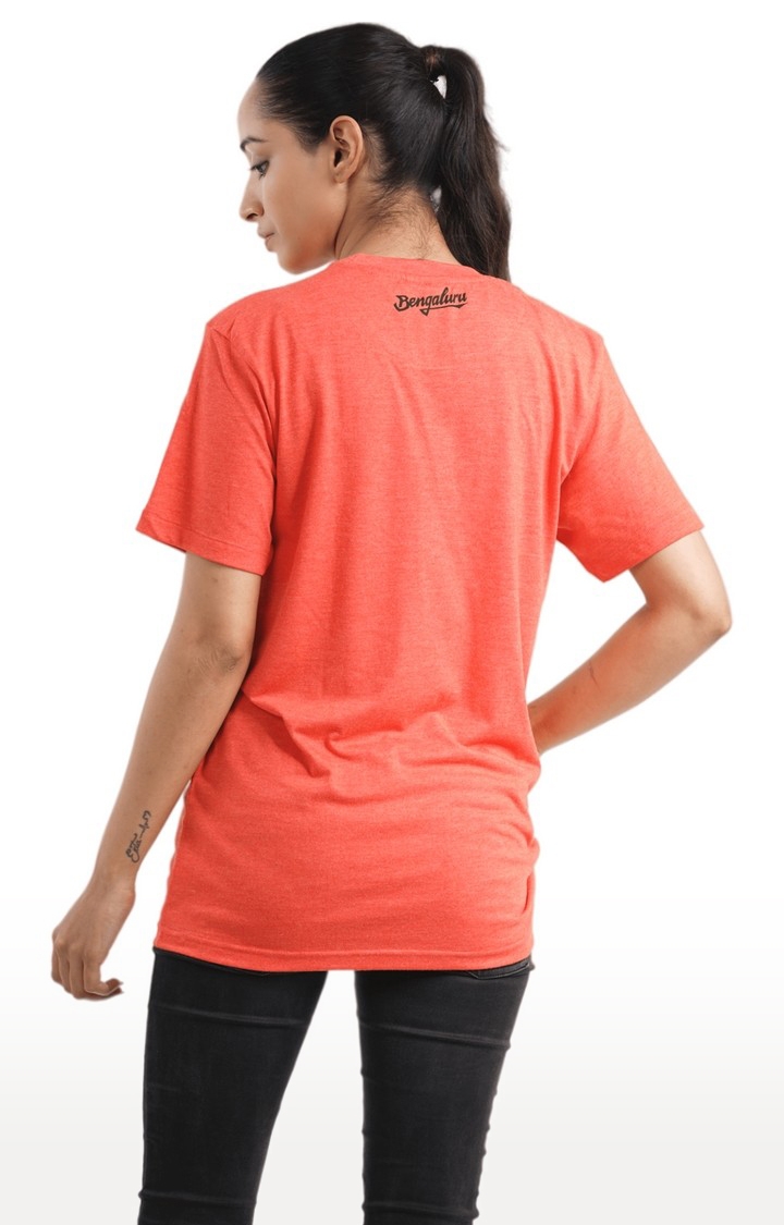 Unisex Bengaluru Round Tri-Blend T-Shirt in Red