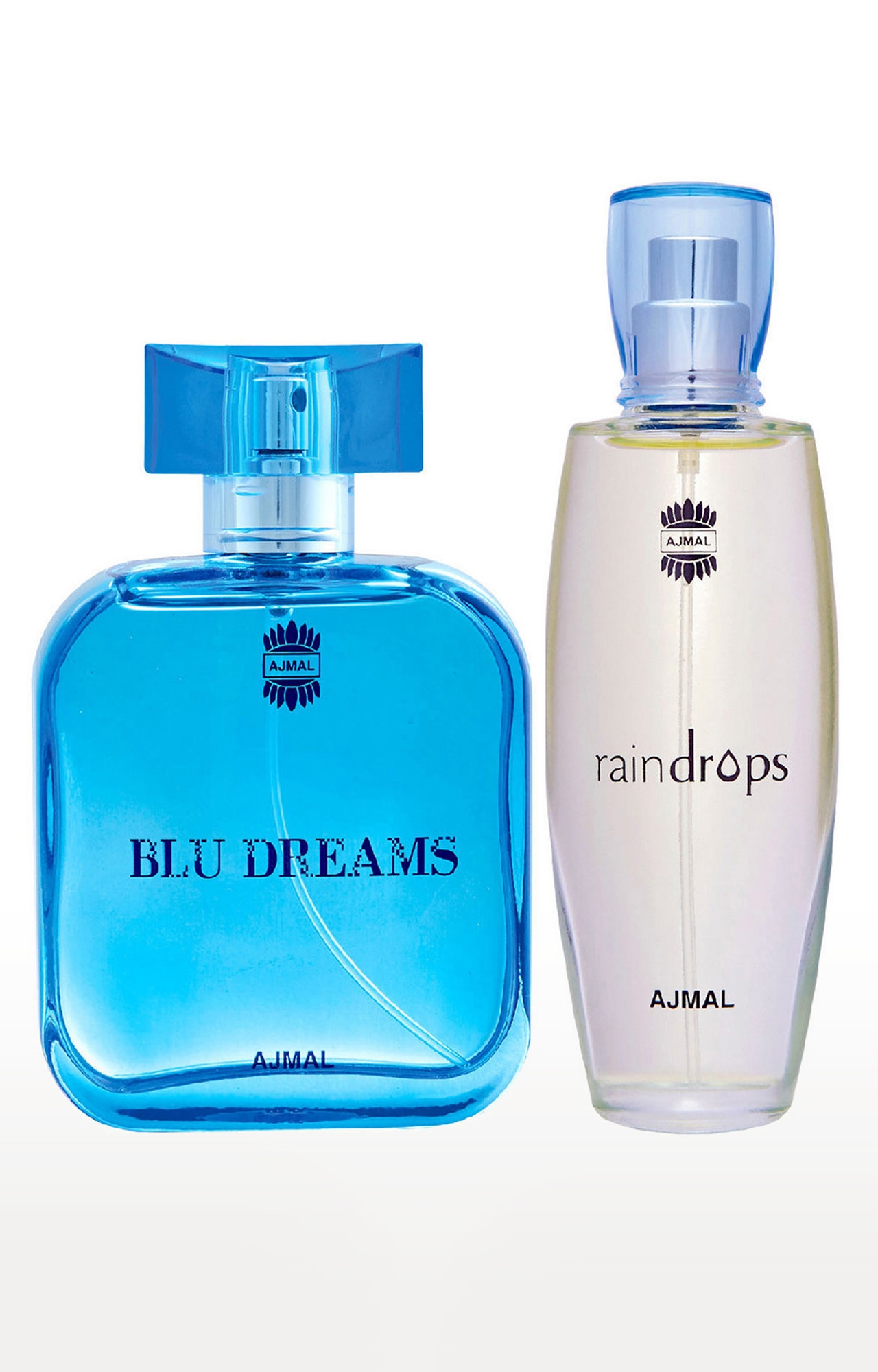 Ajmal | Ajmal Blu Dreams EDP Citurs Fruity Perfume 100ml for Men and Raindrops EDP Perfume 50ml for Women 0
