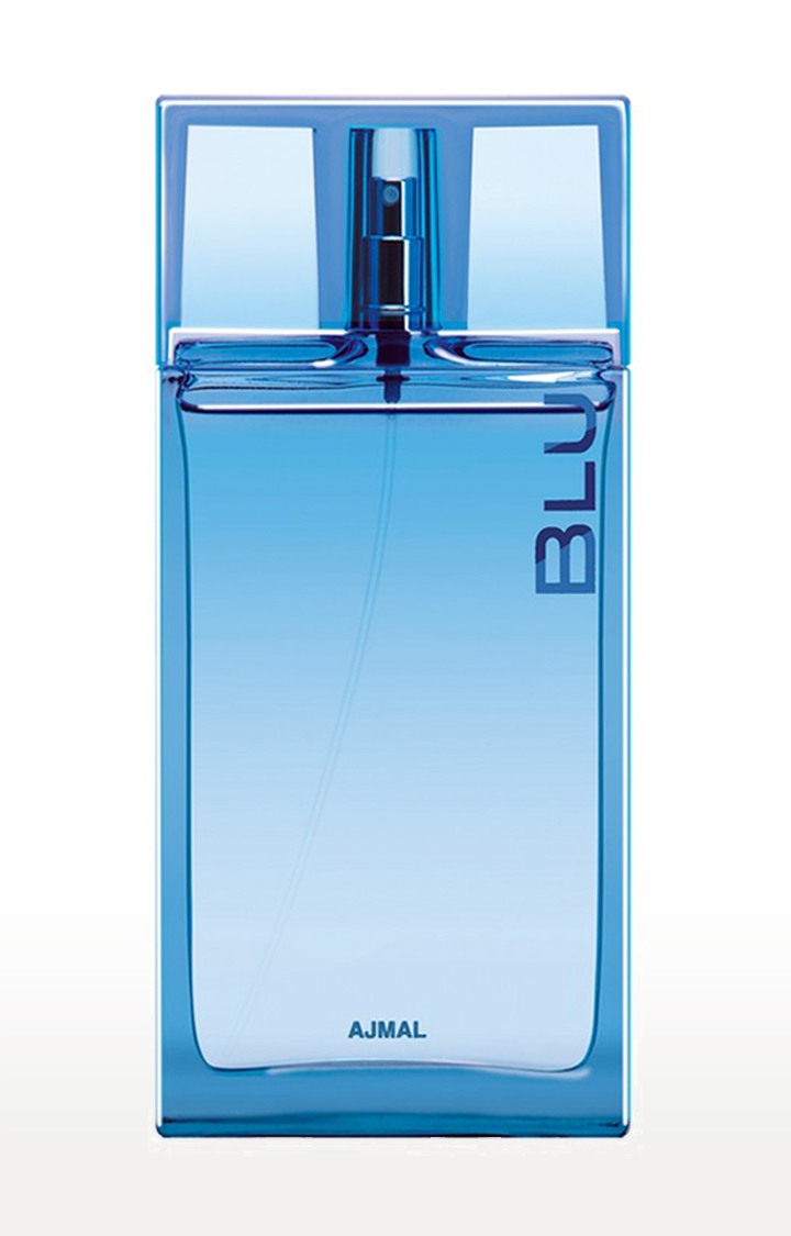 Ajmal Blu EDP Aquatic Perfume 90ml for Men and Classic Oud Concentrated Perfume Oil Oudh Alcohol-free Attar 10ml for Unisex