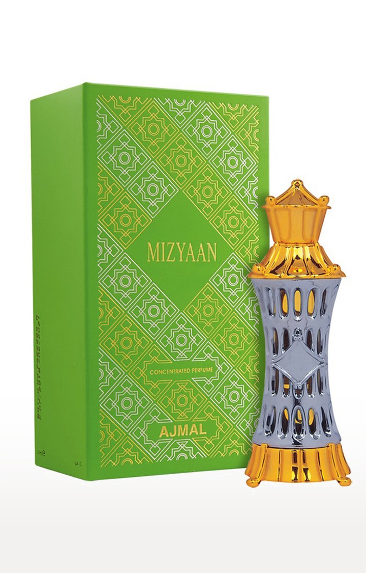 Ajmal Blu EDP Aquatic Perfume 90ml for Men and Mizyaan Concentrated Perfume Oil Oriental Musky Alcohol-free Attar 14ml for Unisex