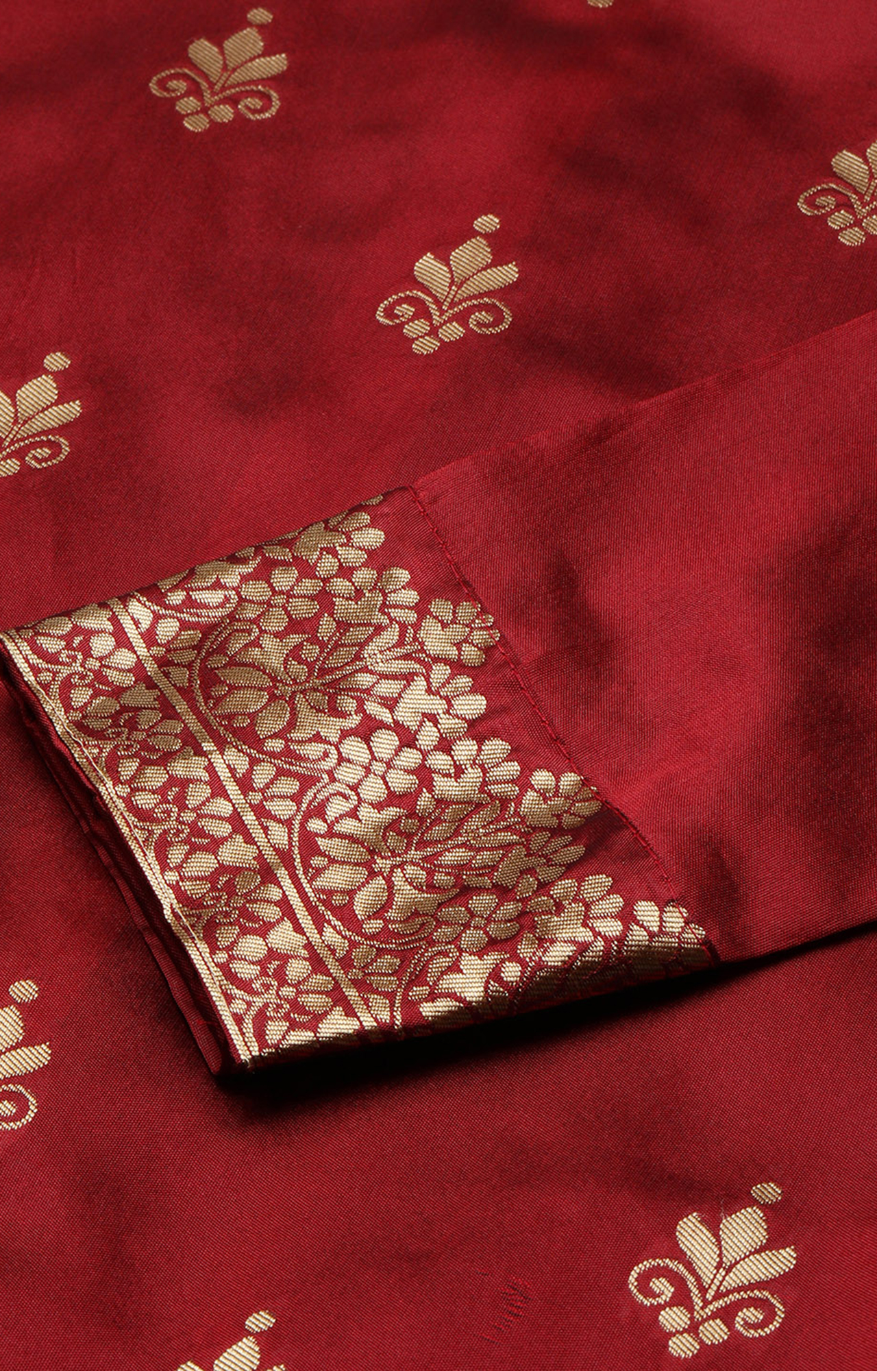 Shaily Women Maroon Color Jacquard Woven Design Unstitched Dress Material-VF_SAGUN_MRON_DM