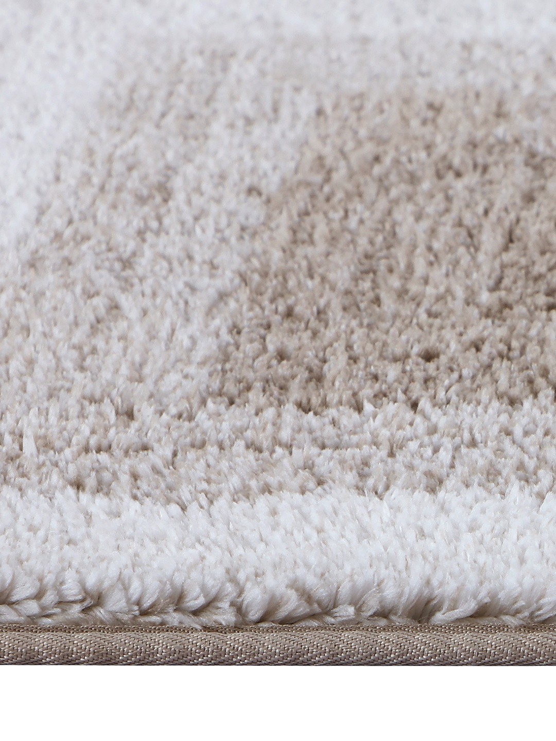 Bliss (40x60cm) Beige Anti-Slip Bath Mat with TPR Backing