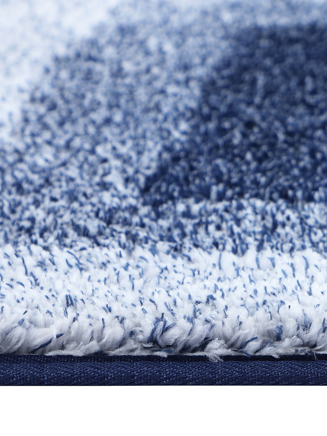 Bliss (40x60cm) Blue Anti-Slip Bath Mat with TPR Backing
