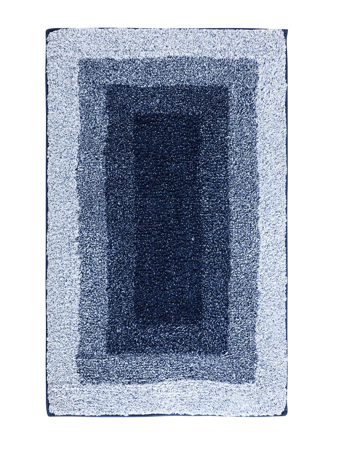 Bliss (40x60cm) Blue Anti-Slip Bath Mat with TPR Backing