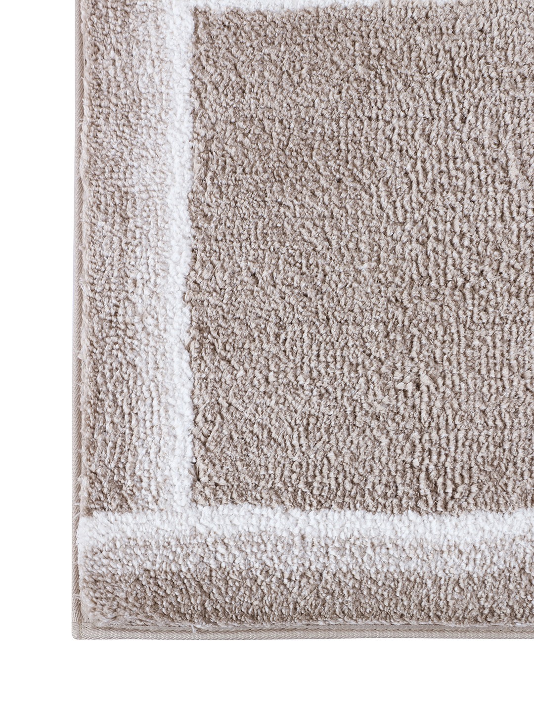 CloudStep (40x60cm) Beige Anti-Slip Bath Mat with TPR Backing