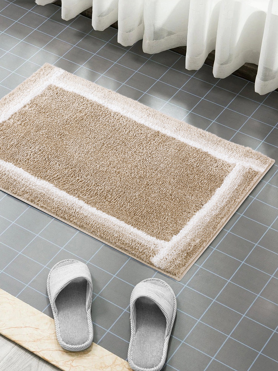 CloudStep (40x60cm) Gold Anti-Slip Bath Mat with TPR Backing