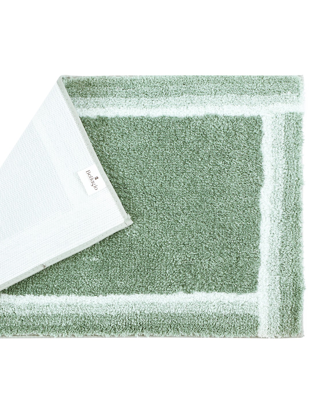 CloudStep (40x60cm) Green Anti-Slip Bath Mat with TPR Backing