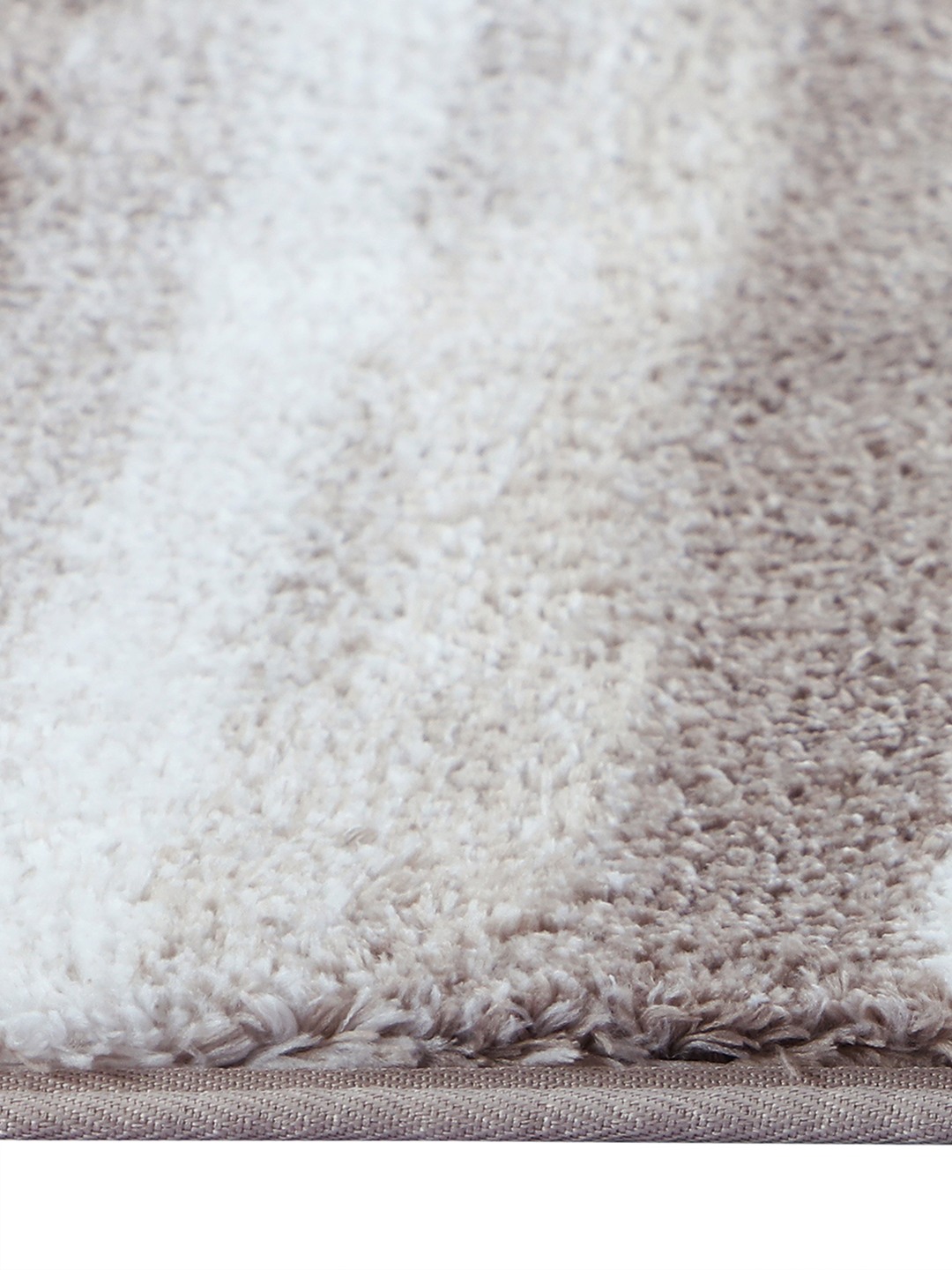 Luxe (40x60cm) Beige Anti-Slip Bath Mat with TPR Backing