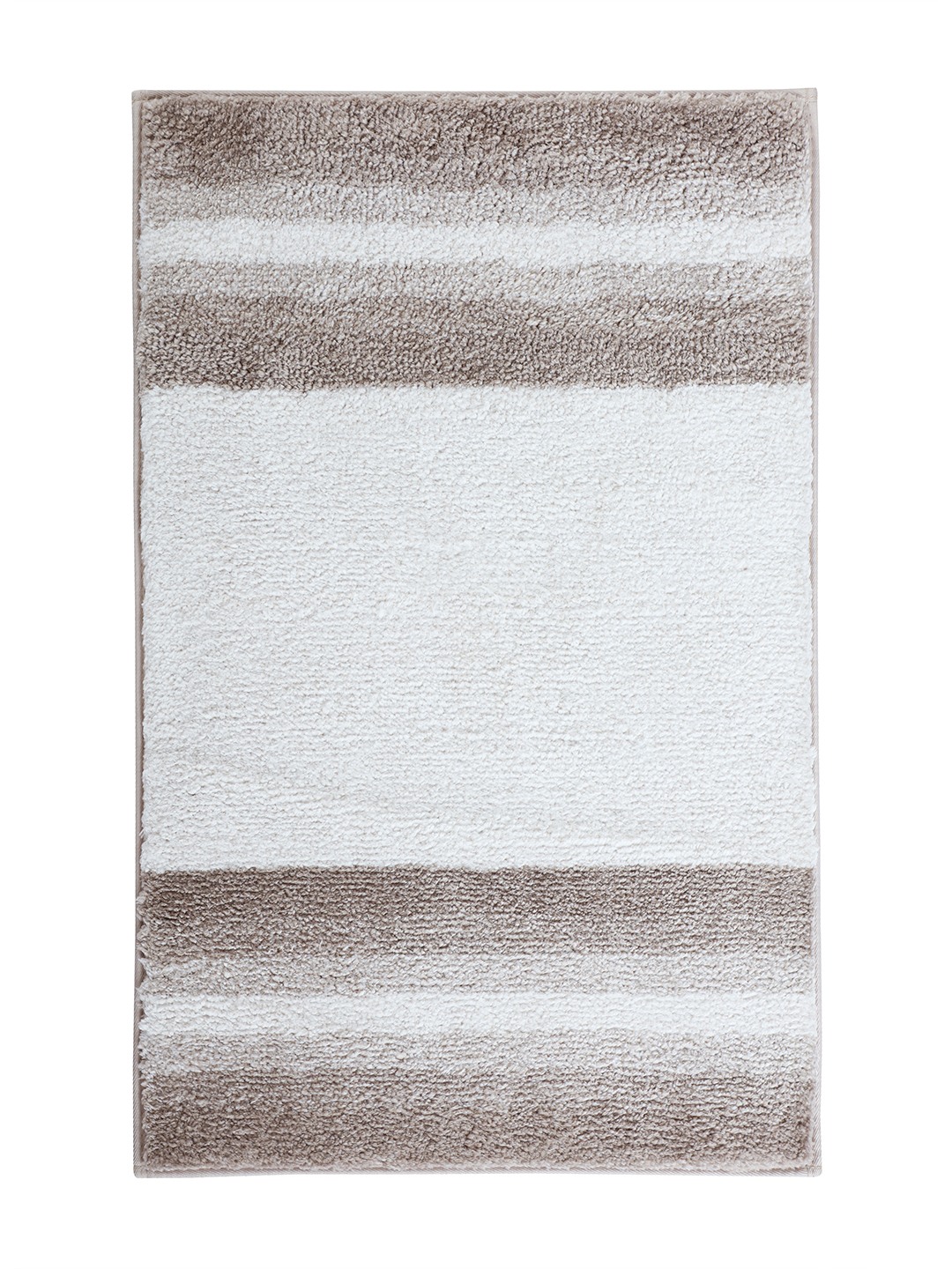 Luxe (40x60cm) Beige Anti-Slip Bath Mat with TPR Backing