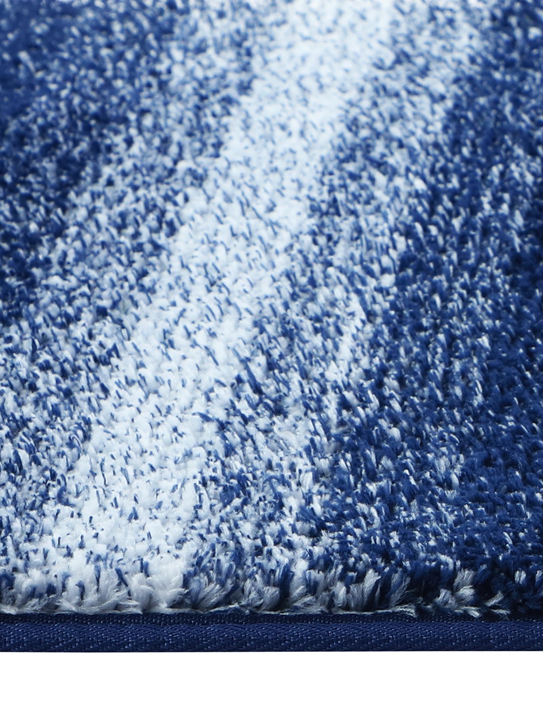 Luxe (40x60cm) Blue Anti-Slip Bath Mat with TPR Backing