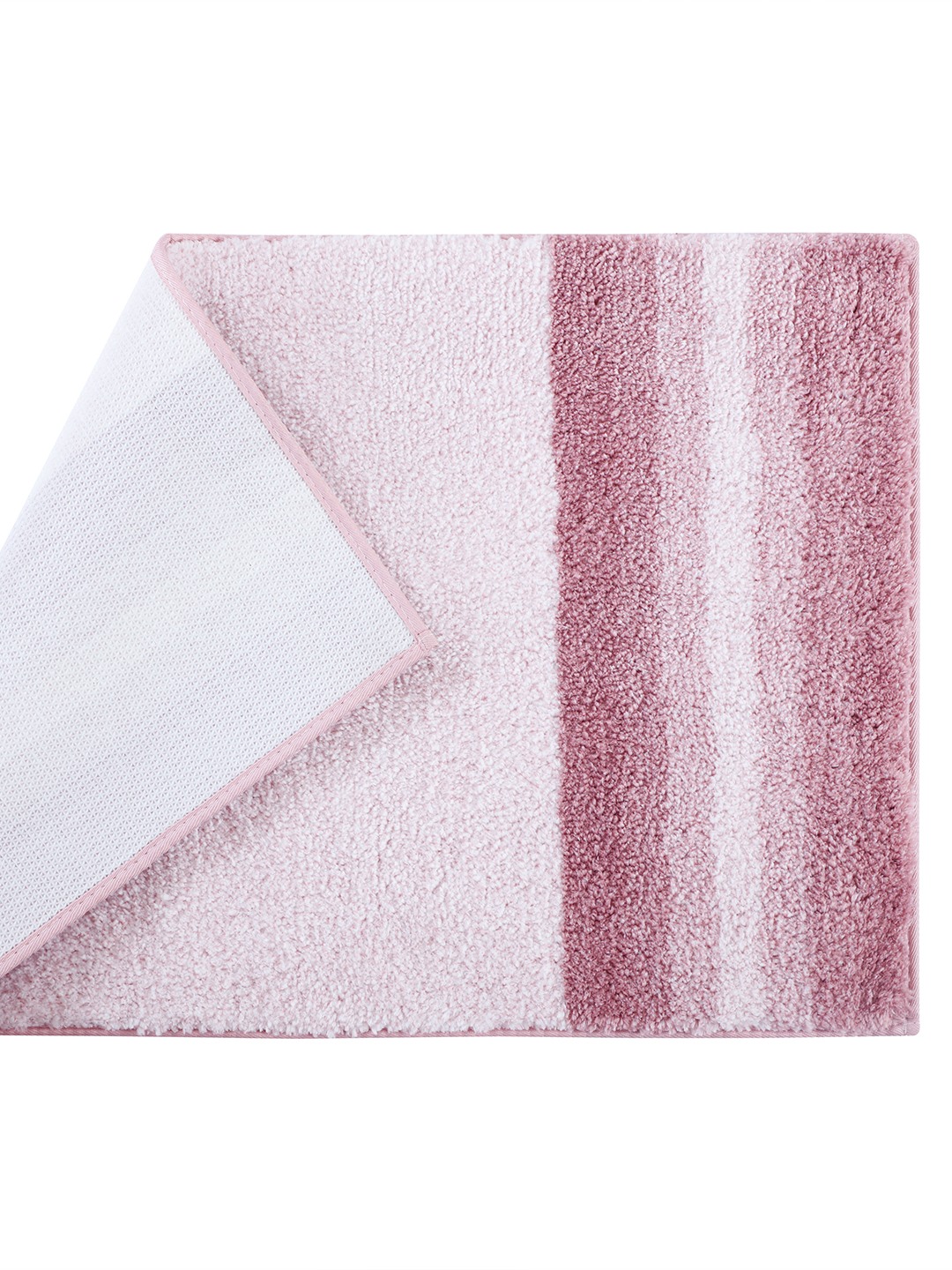 Luxe (40x60cm) Pink Anti-Slip Bath Mat with TPR Backing