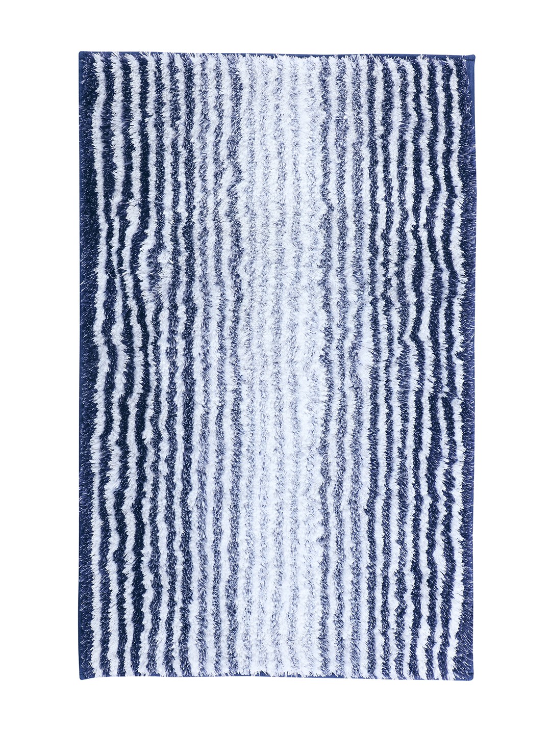 Plush (40x60cm) Blue Anti-Slip Bath Mat with TPR Backing