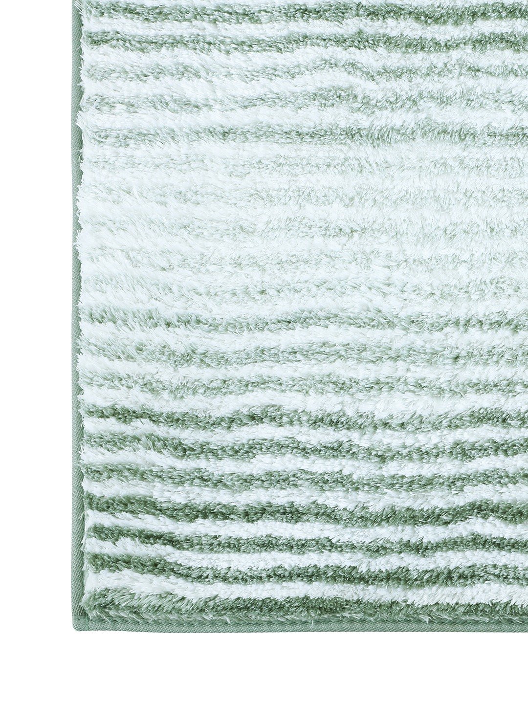 Plush (40x60cm) Green Anti-Slip Bath Mat with TPR Backing