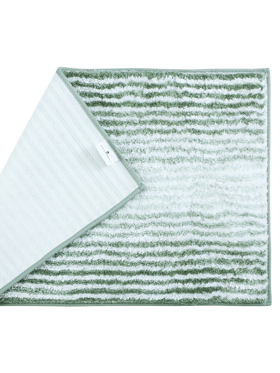 Plush (40x60cm) Green Anti-Slip Bath Mat with TPR Backing