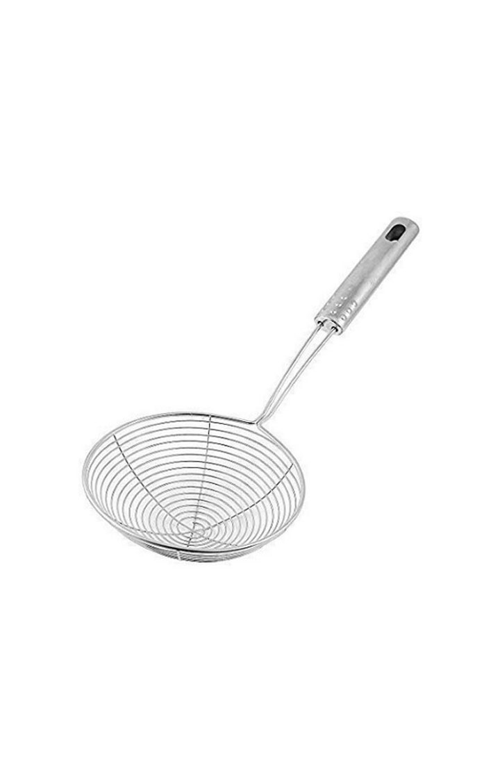Blooms Mall | Blooms Mall Potato Masher, Egg Whisker, Deep Fry Strainer and Momo's Tong Set of 4 2