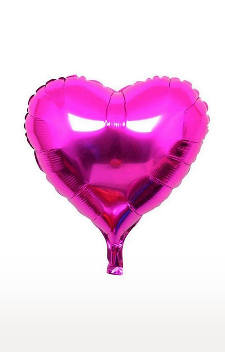 Blooms Mall | Blooms Mall Heartbeat Heart Shape Foil Balloon (Pink) 0