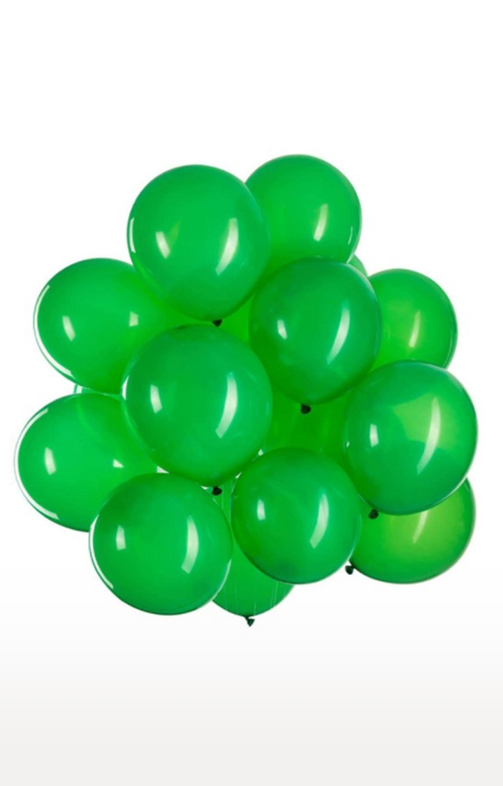 Blooms Mall |  Vibrant Colours Combo Pack of 50 Balloons - Green Balloons Combo 0