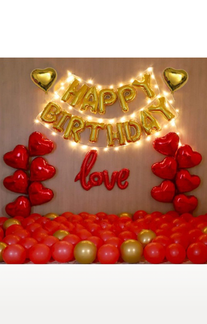 Blooms Mall | Happy Birthday Love Precious Combo - Pack of 85 Pcs  0
