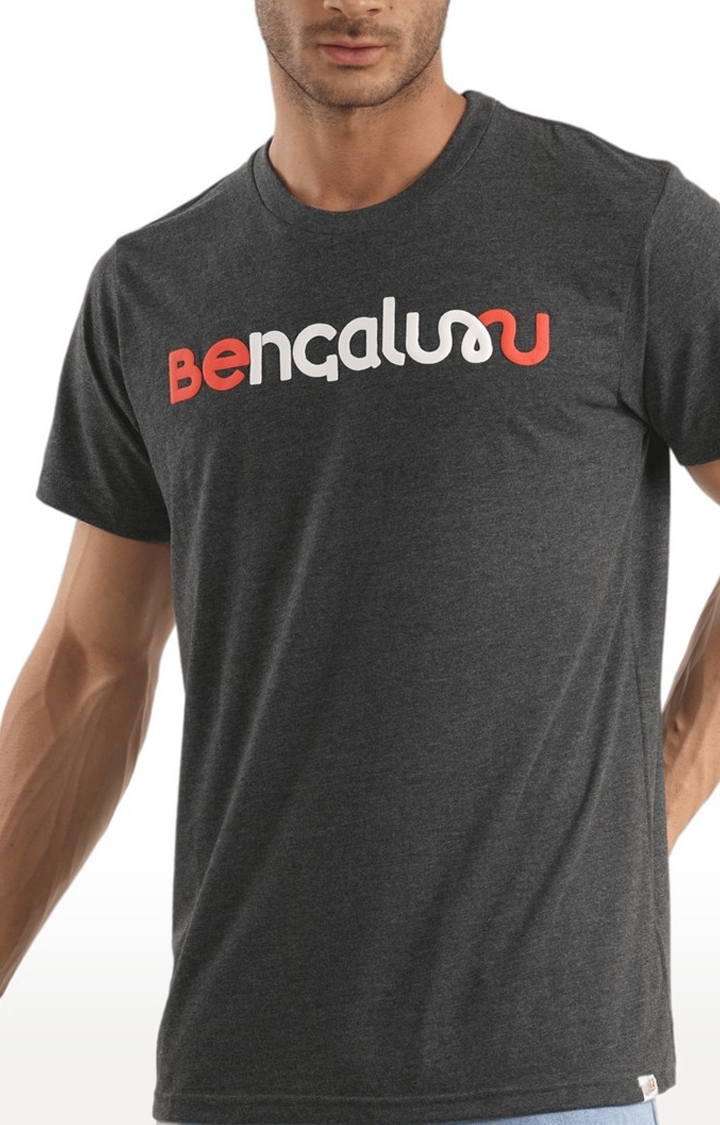 Unisex Brand Bengaluru Tri-Blend T-Shirt in Charcoal