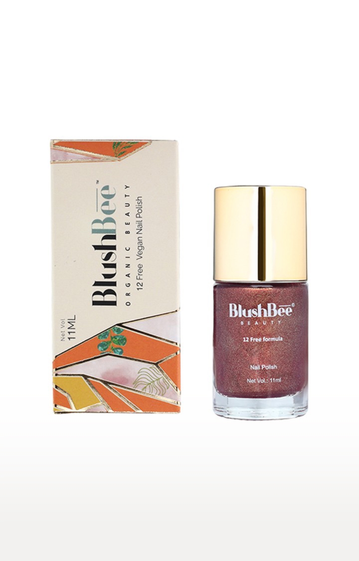 BlushBee Organic Beauty | BlushBee vegan, high shine, quick-dry & PETA-approved nail polish - Lena 1